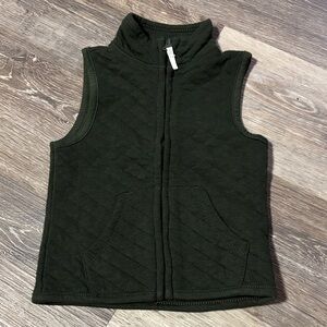 10/$25 Kids Dark Green Quilted Vest